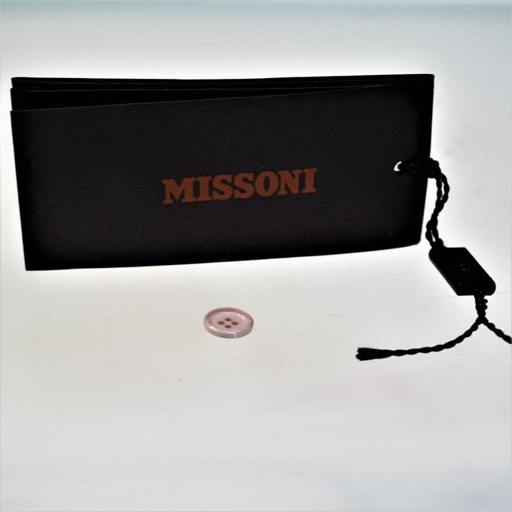 Missoni Replacement Button 4 Hole Gray Plastic Button